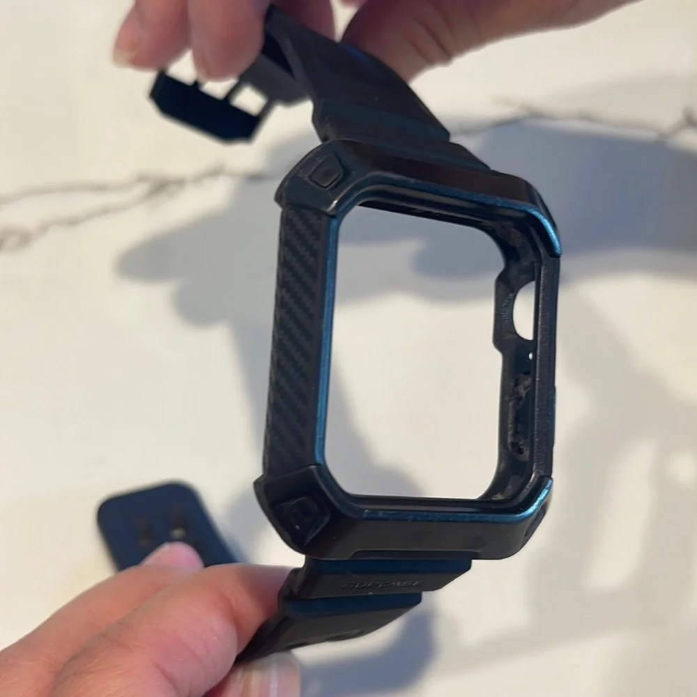 Apple Watch Supcade, rugged protective case with strap bands